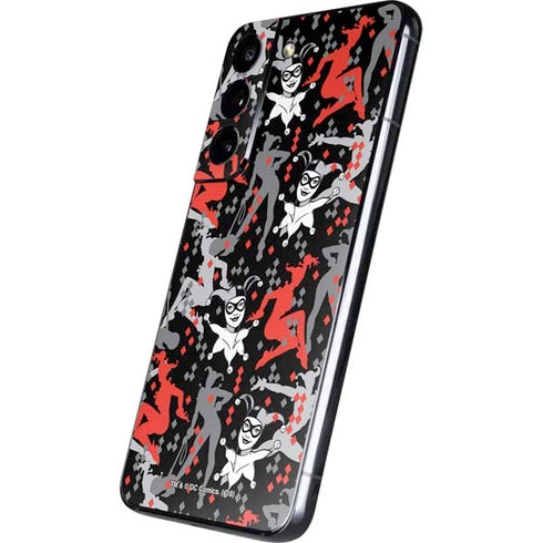 DC Comics Harley Quinn All Over Print Galaxy S22 Skin